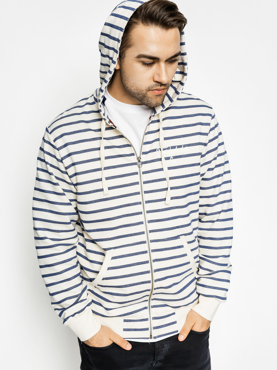 Mikina s kapucí Turbokolor  Moder ZHD (marine stripes)