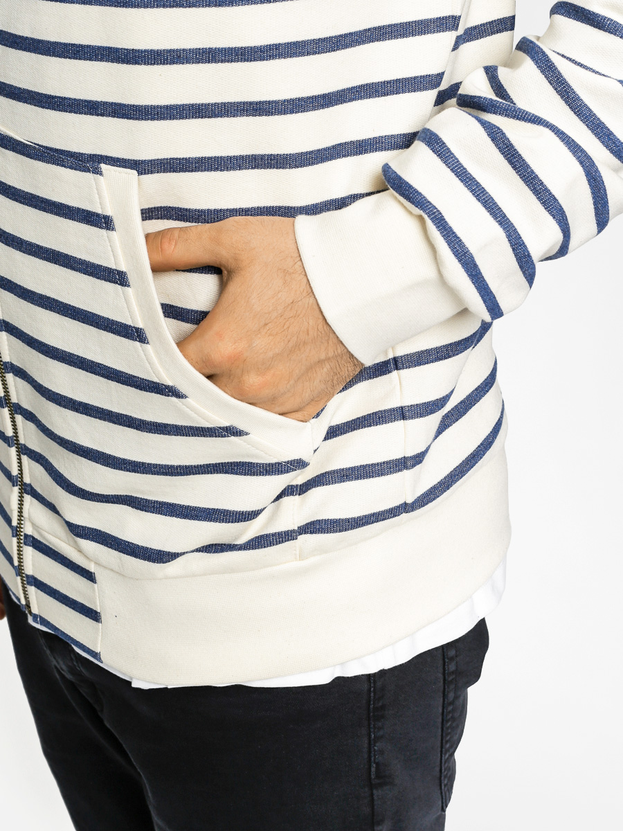 Mikina s kapucí Turbokolor  Moder ZHD (marine stripes)