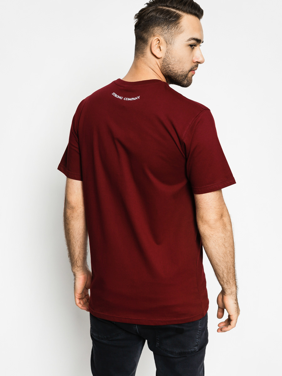 Tričko Nervous Open (maroon)