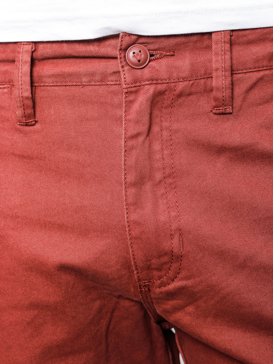 Kalhoty Vans Excerpt Chino (brick maroon)