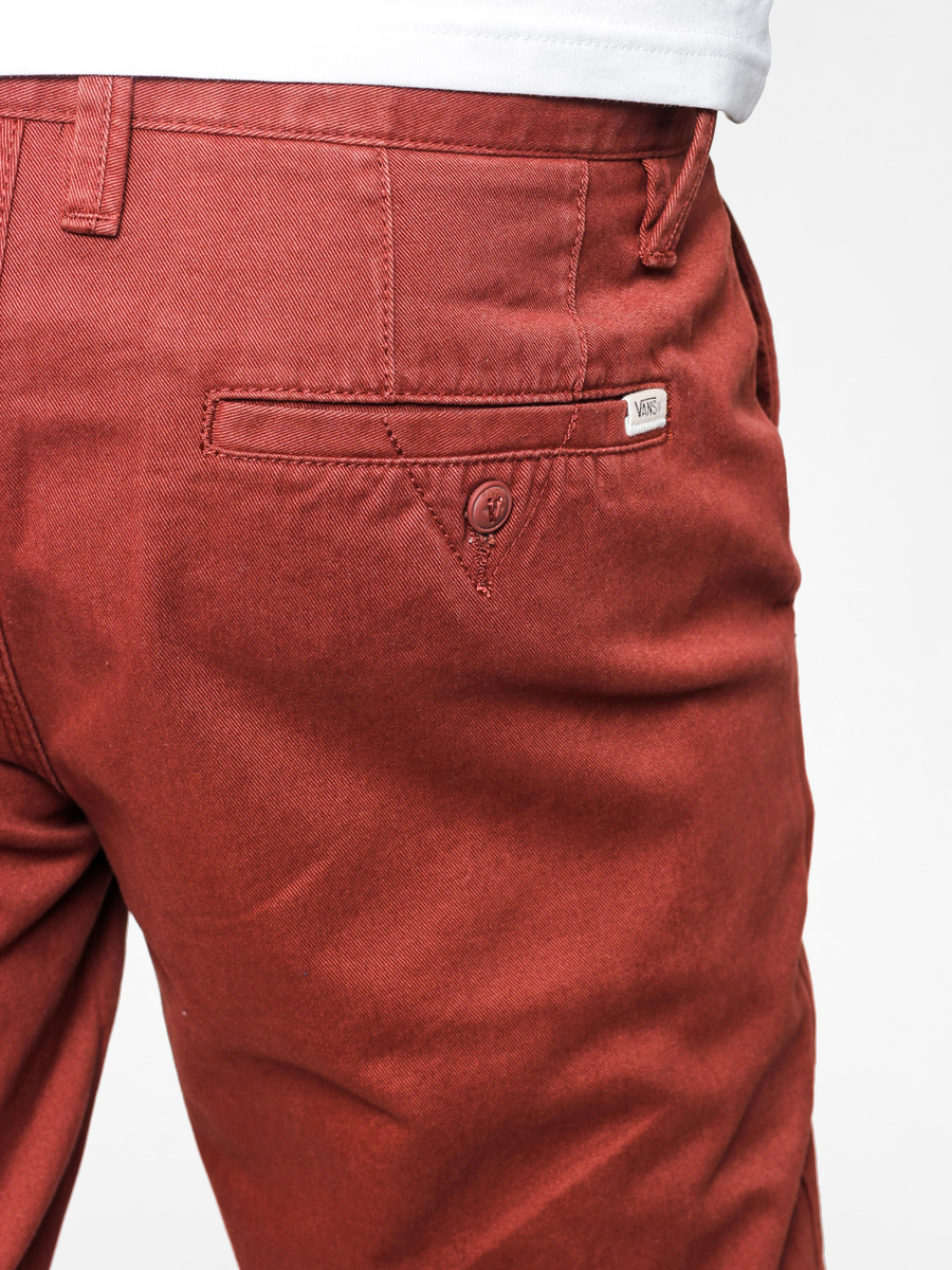 Kalhoty Vans Excerpt Chino (brick maroon)