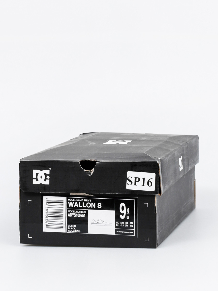 Boty DC Wallon S (black/gold)