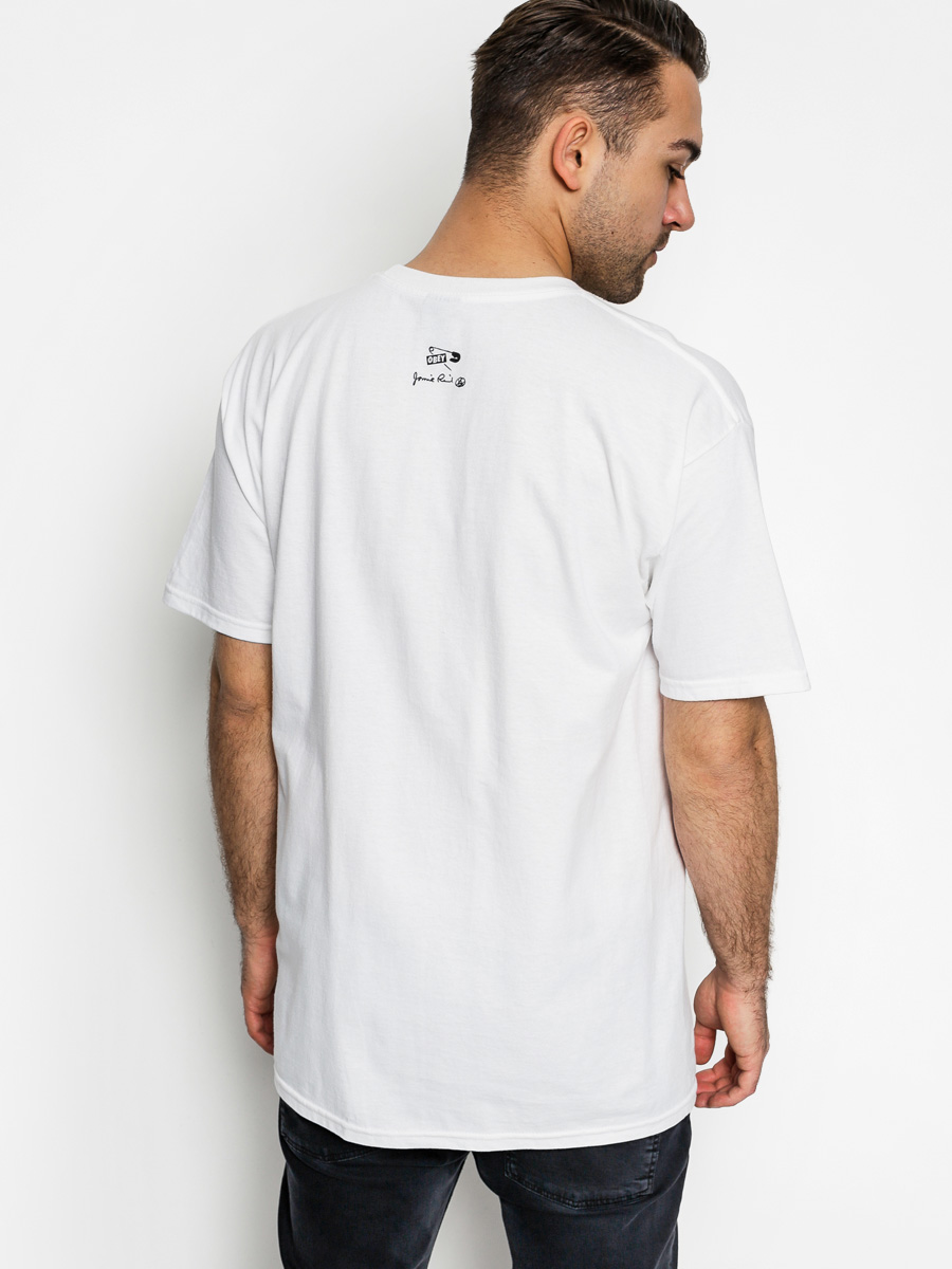 Tričko OBEY Suburban Boot (white)