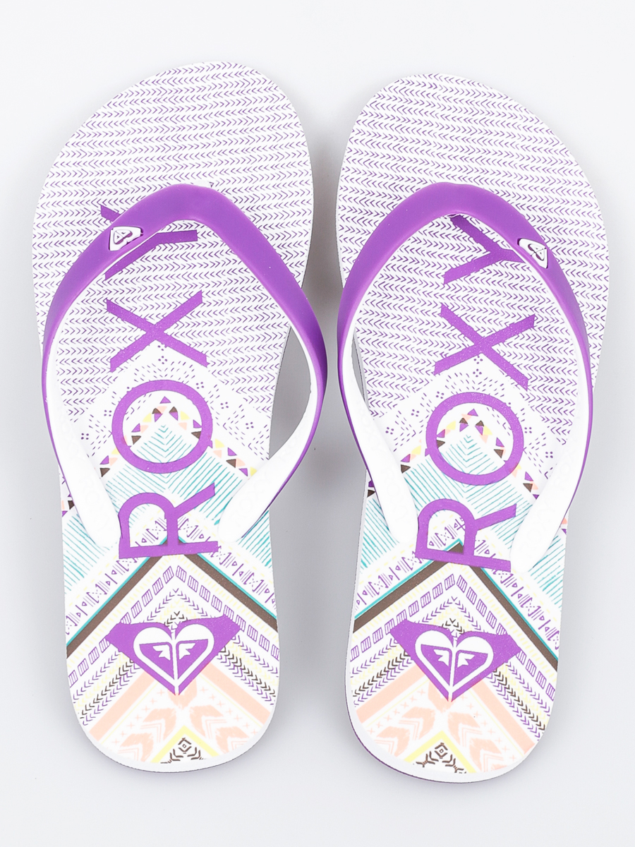 Plážovky Roxy Tahiti V J Wmn (white/purple)