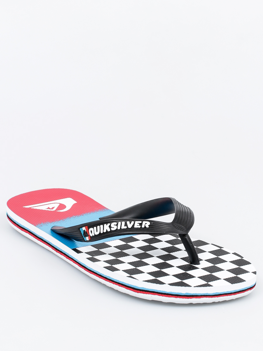 Plážovky Quiksilver Molokai Og (white black/blue red)