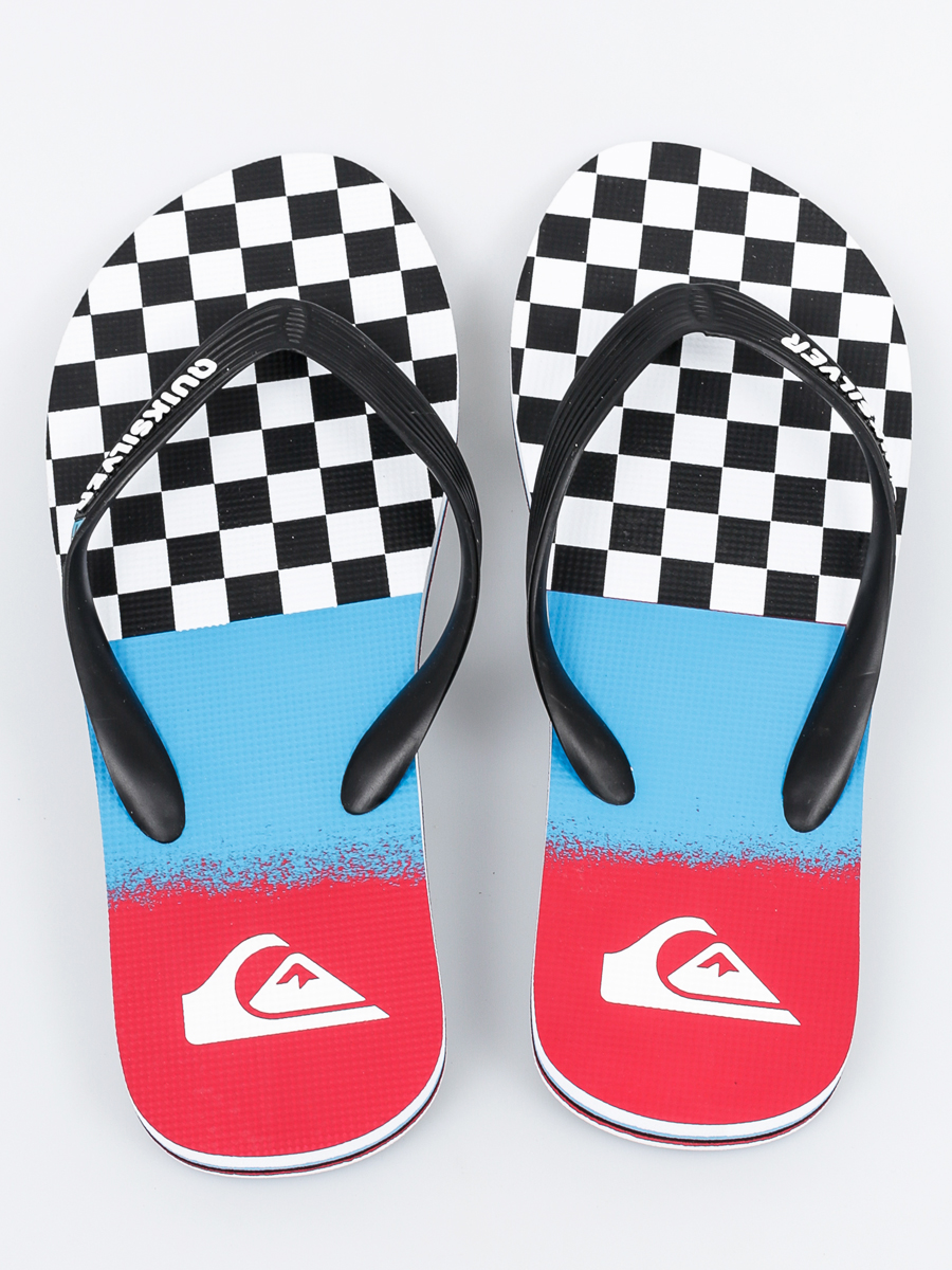 Plážovky Quiksilver Molokai Og (white black/blue red)