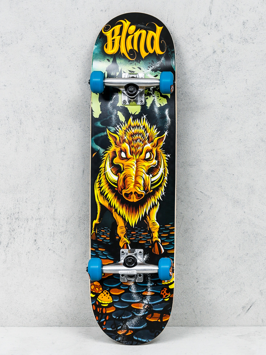 Skateboard Blind Golden Boar Complete (blue/orange)