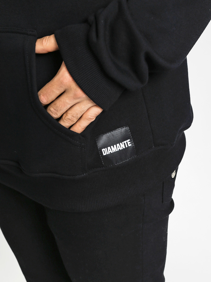 Wear Mikina s kapucí Diamante Classic Button HD (black)