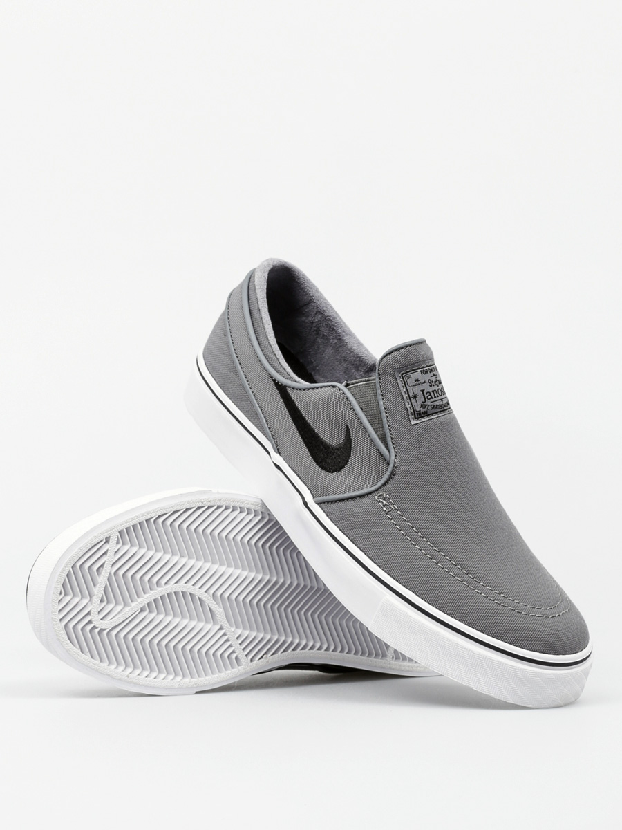 Boty Nike SB Zoom Stefan Janoski Slip Cnvs (cool grey/black white)