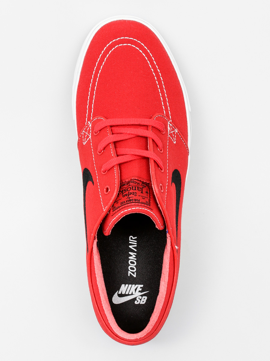Boty Nike SB Zoom Stefan Janoski Cnvs (unvrsty rd/blk gm lght brwn wh)