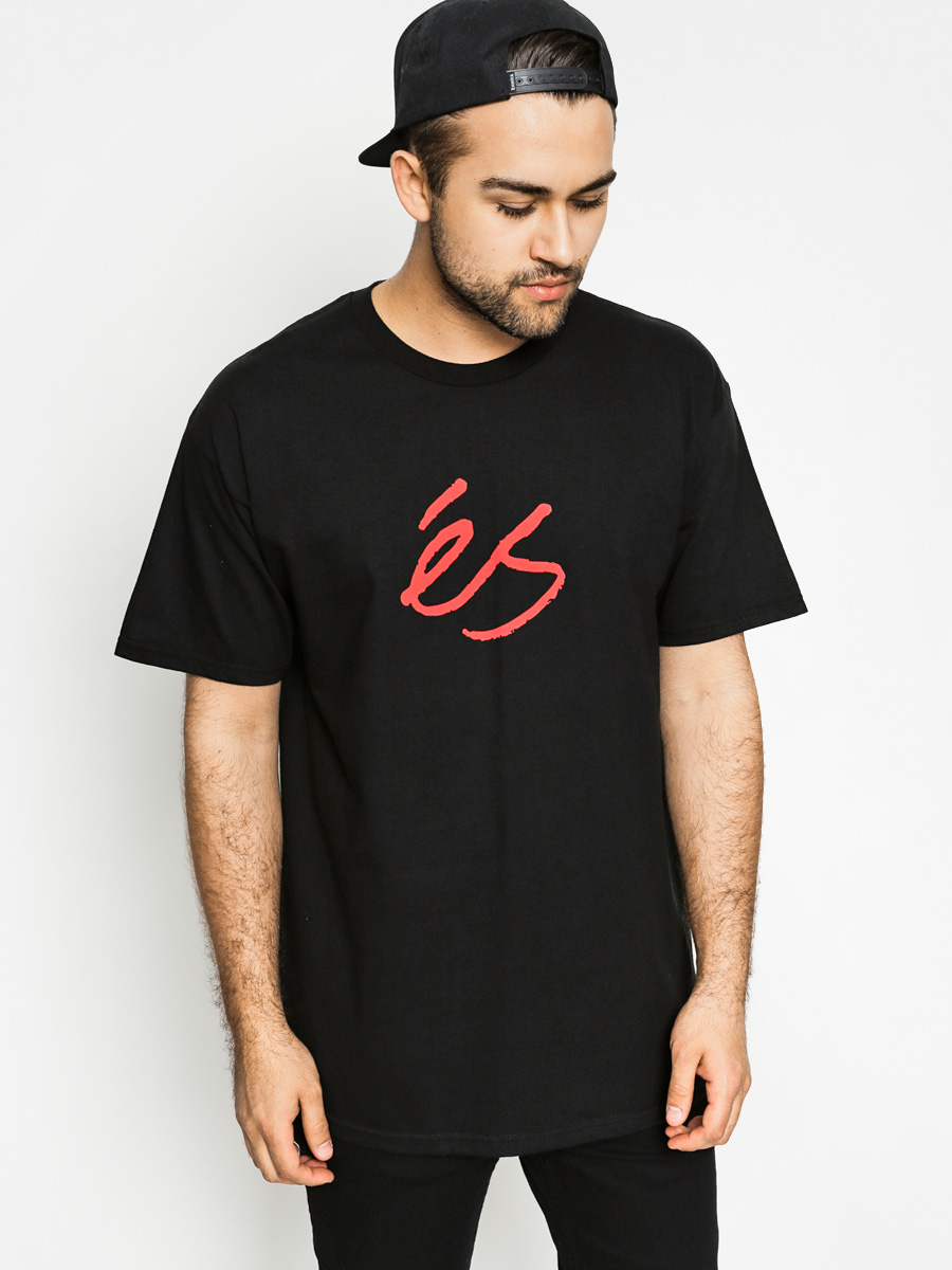 Es Tričko Mid Script (black)
