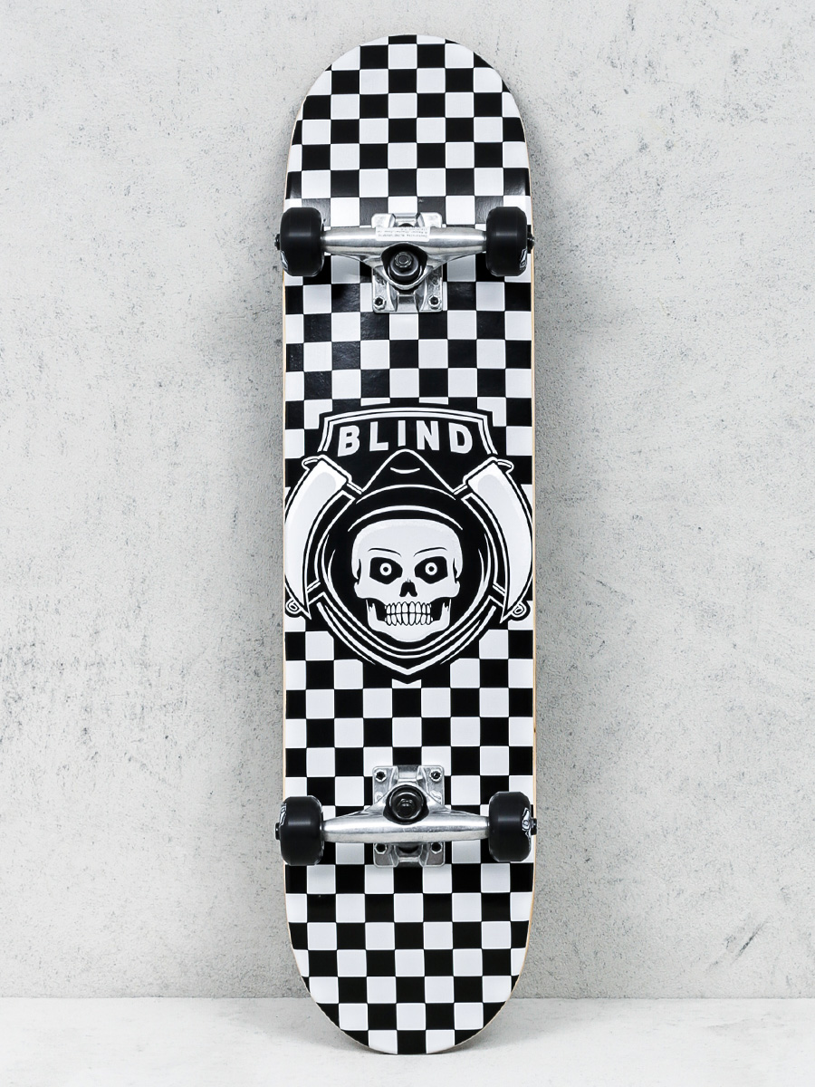 Blind Skateboard Reaper Checker Comp (white/black)