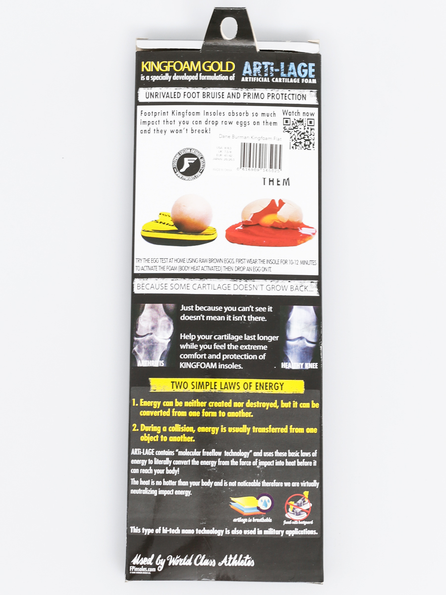 Příslušenství Vložky Footprint Flat (Dane Burman)