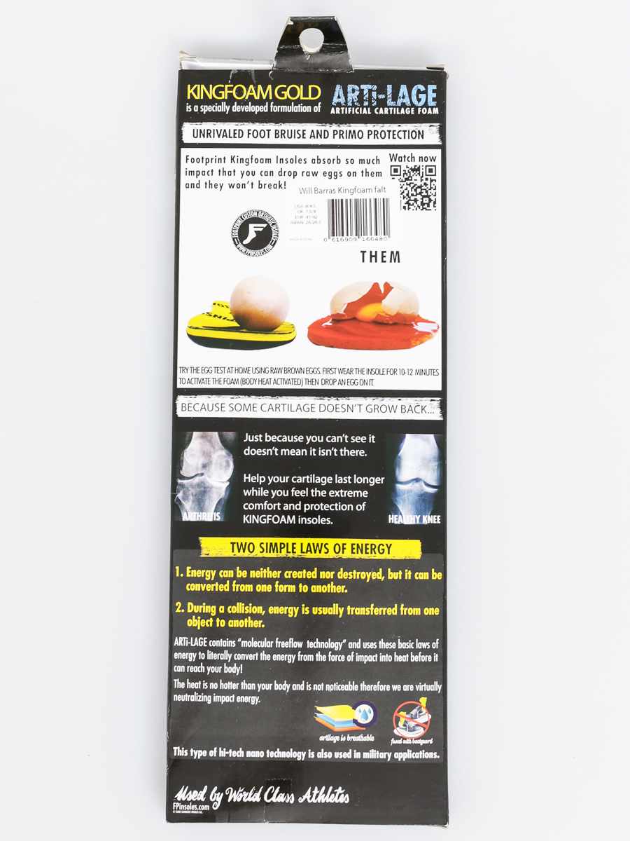 Příslušenství Vložky Footprint Flat (Will Barras)