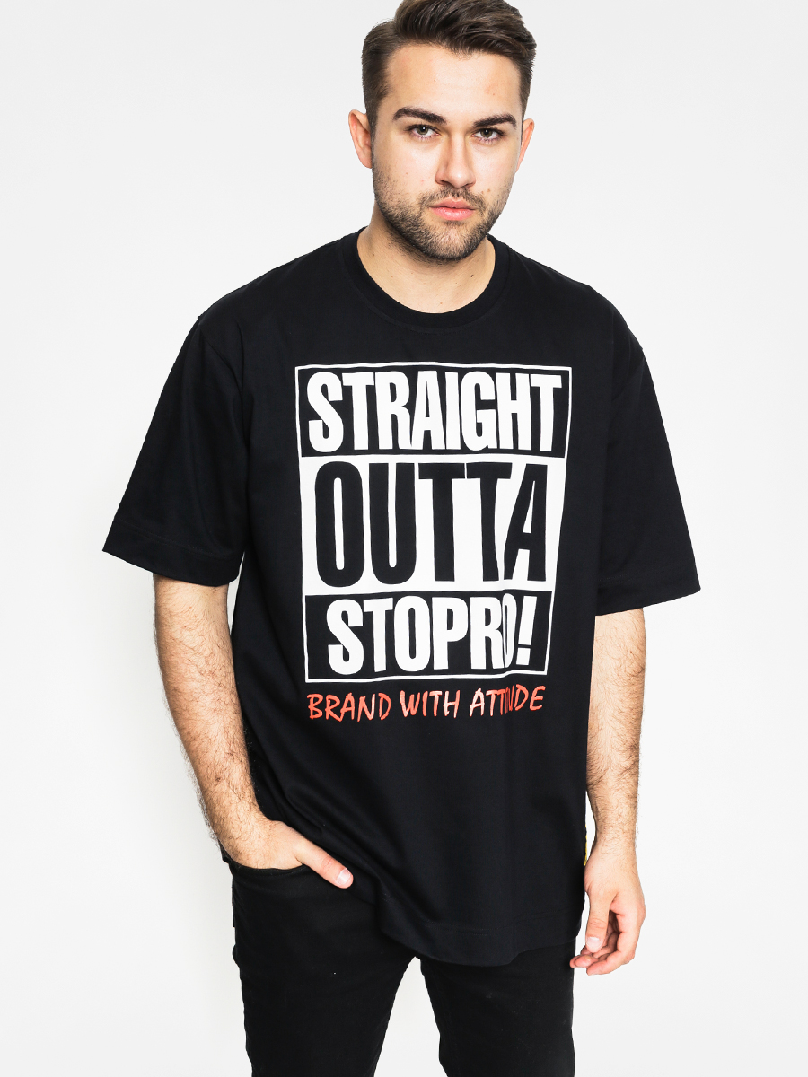 Tričko Stoprocent Straight2 (black)