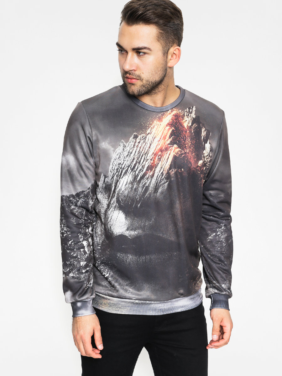 Mikina Mr. Gugu Golden Kiss (dark grey/black)