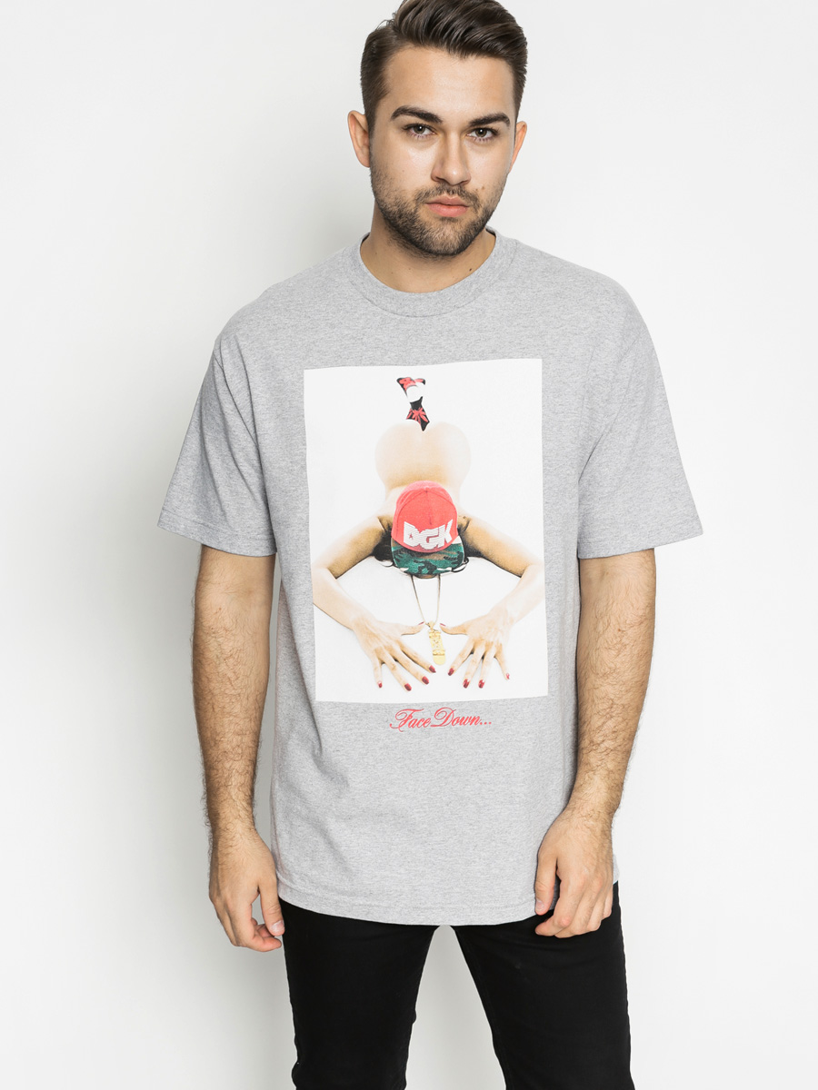 Tričko DGK Face Down (athletic heather)