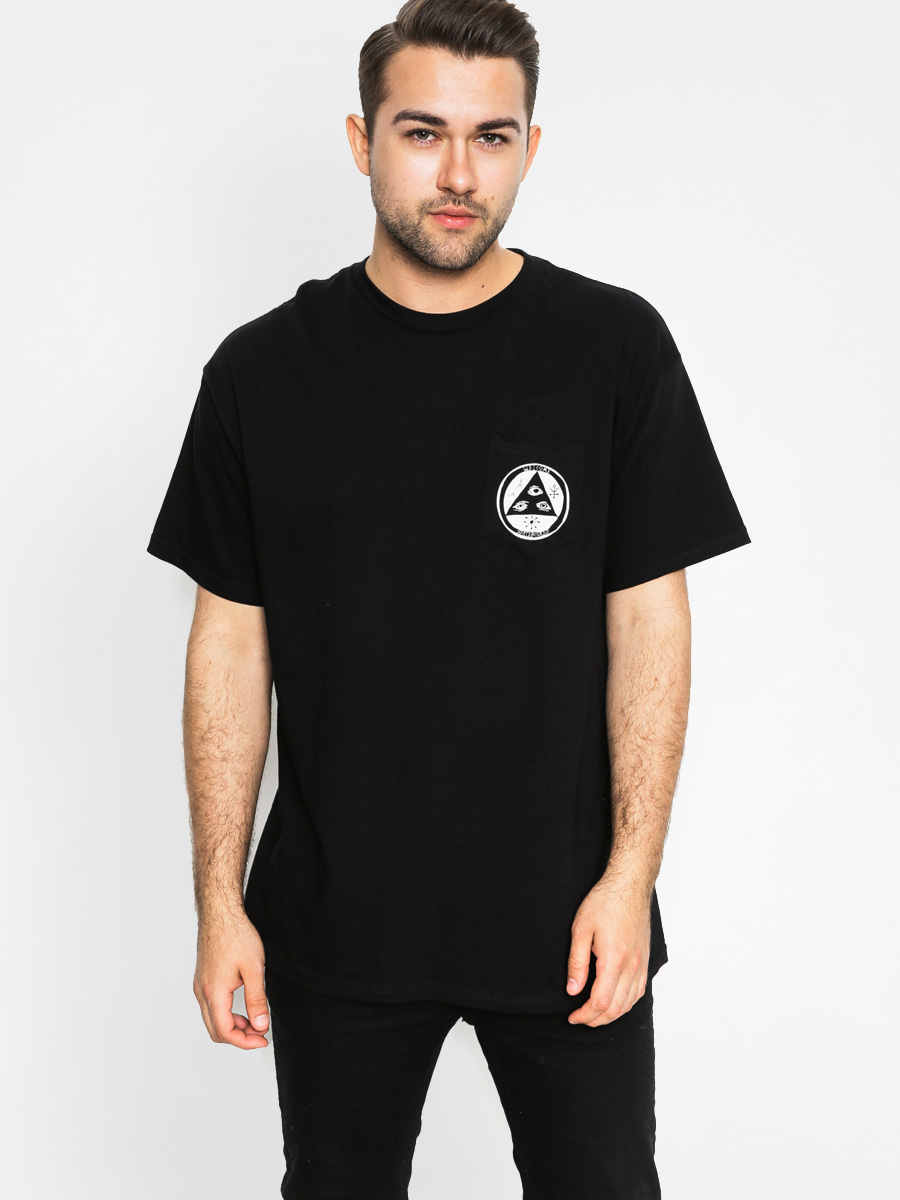 Tričko Welcome Talisman Pocket (black/white)