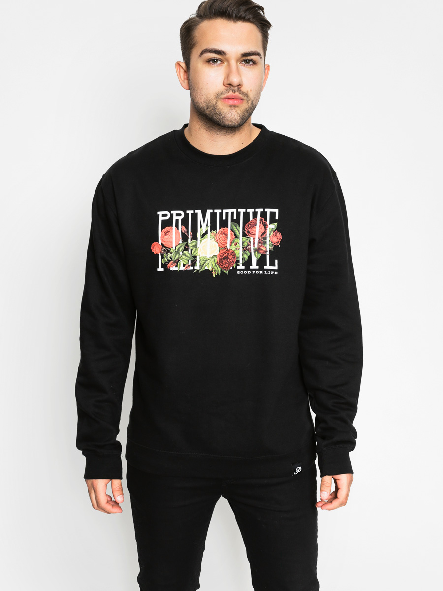 Mikina Primitive Rosebud (black)