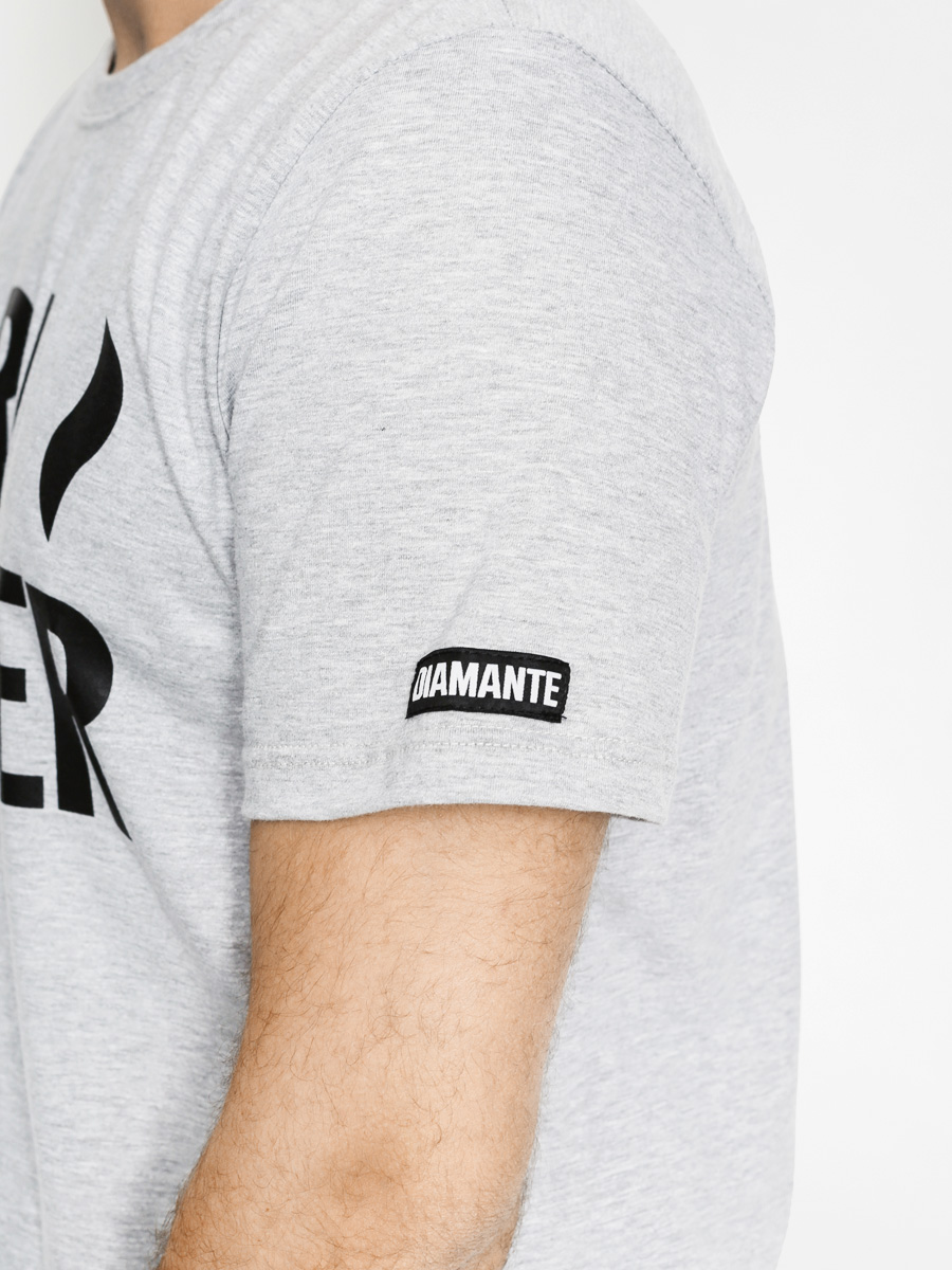 Tričko Diamante Wear Born Smoker (grey heather)