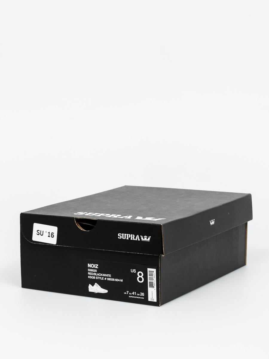 Boty Supra Noiz (red/black white)