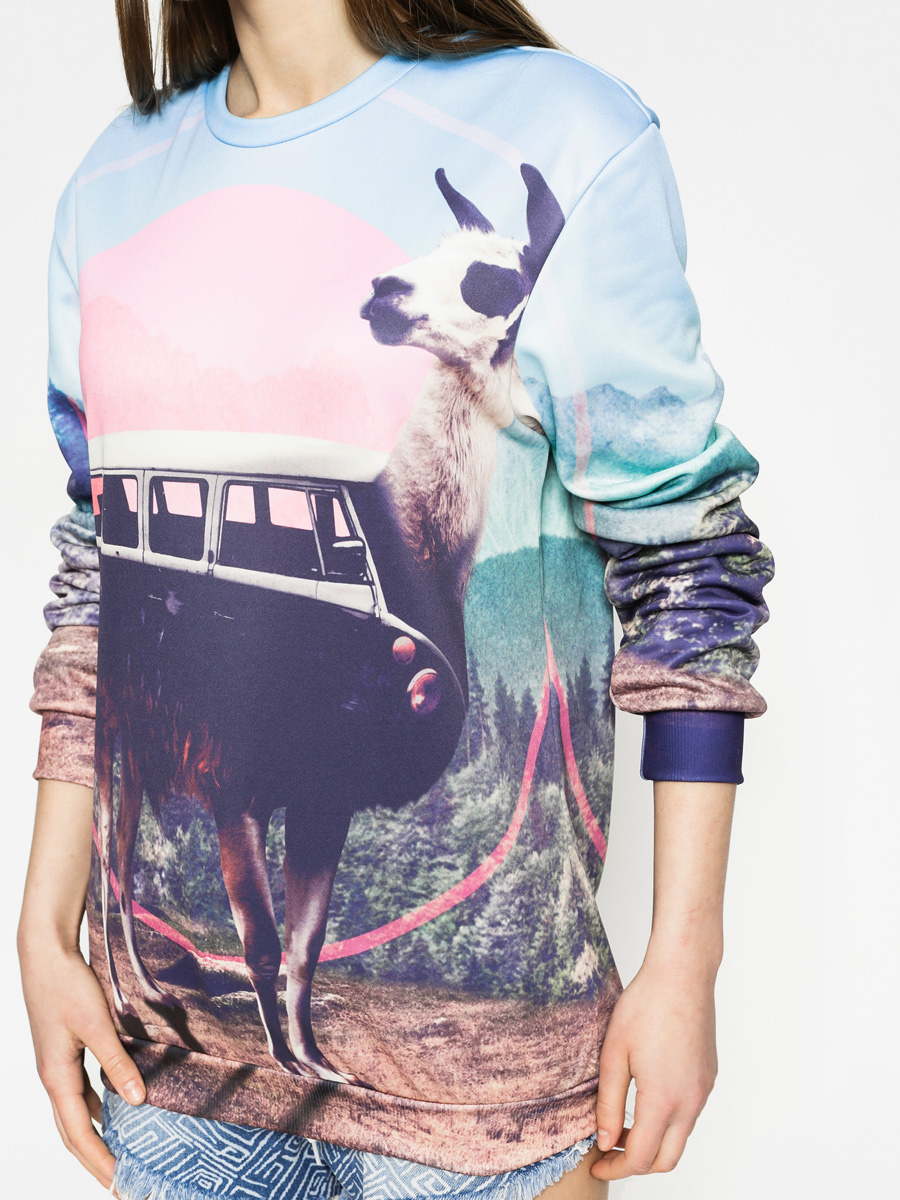 Mikina Mr. Gugu Volkswagen Lama Wmn (blue/pink)