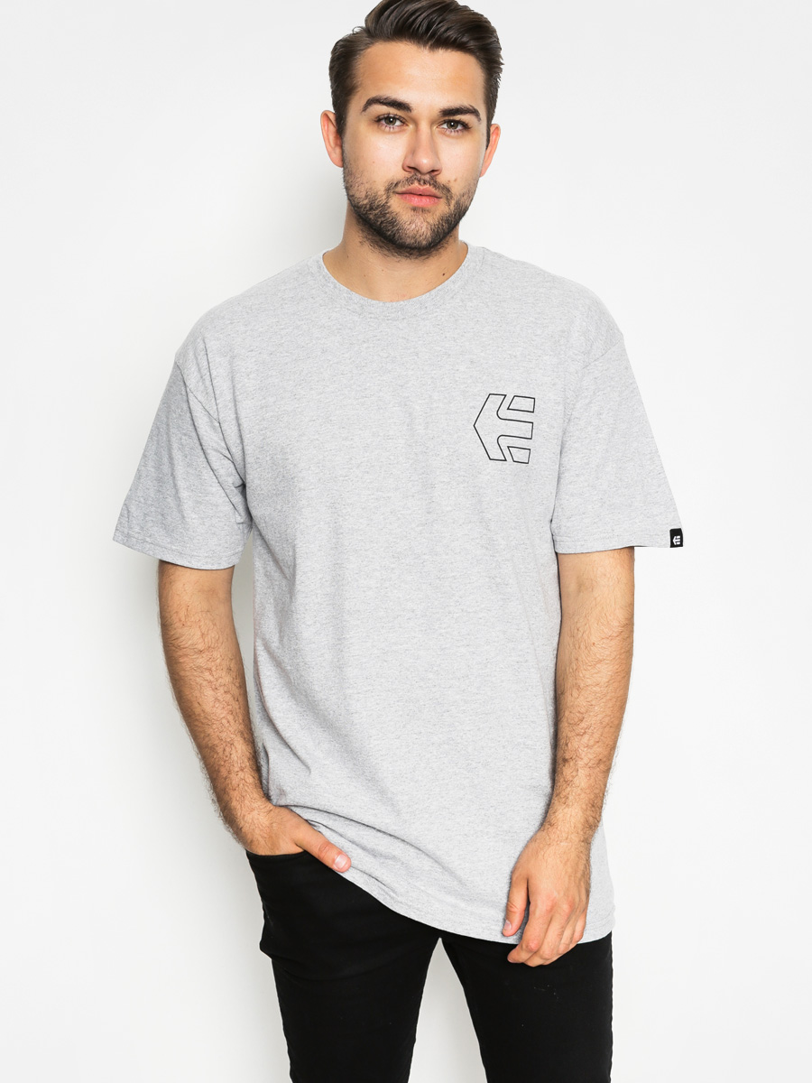 Tričko Etnies Mini Icon Outline (grey heather)