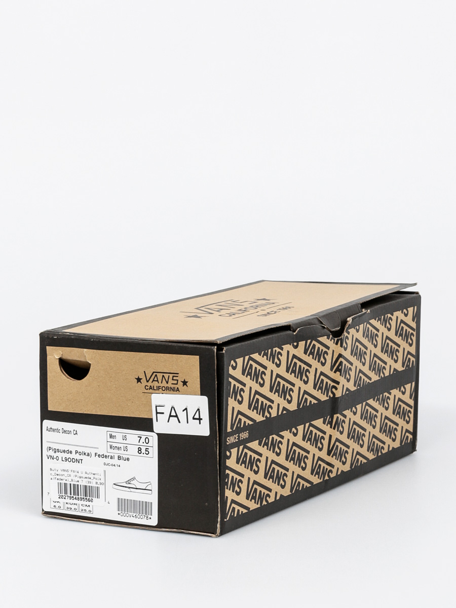 Boty Vans Authentic Decon CA (pigsuede polka/federal blue)