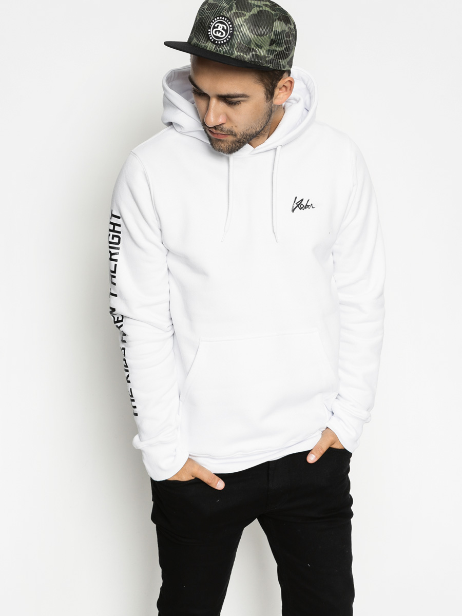 Mikina s kapucí Koka Kids Street HD (white)