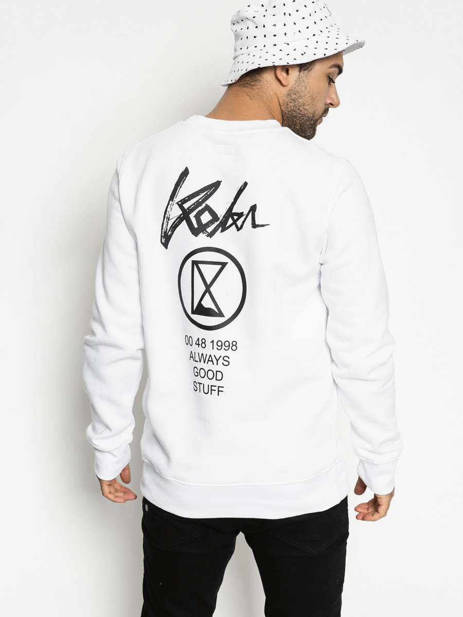 Mikina Koka Sandglass Street (white)