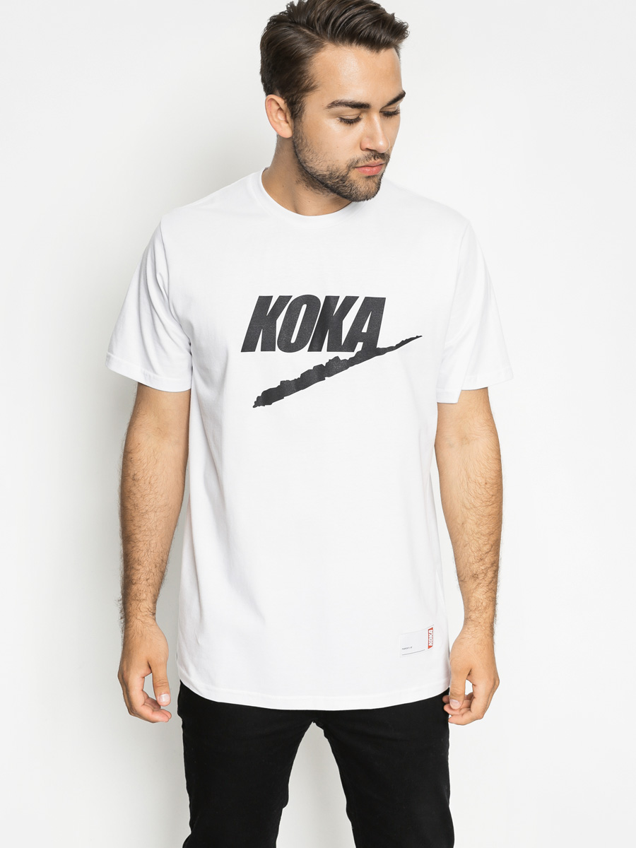 Tričko Koka Fake 90 (white)