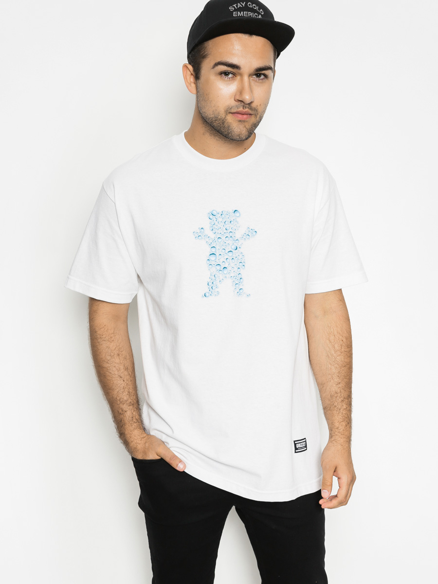 Tričko Diamond Grizzly Drops Og Bear (white)