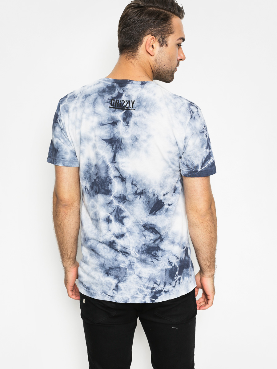 Tričko Diamond Grizzly Bad News Tonal Tie Dye (black)
