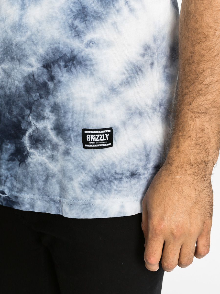 Tričko Diamond Grizzly Bad News Tonal Tie Dye (black)