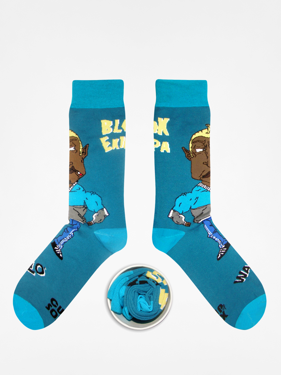Ponožky Cup Of Sox Blok Ekipa 1C (blue/walo)