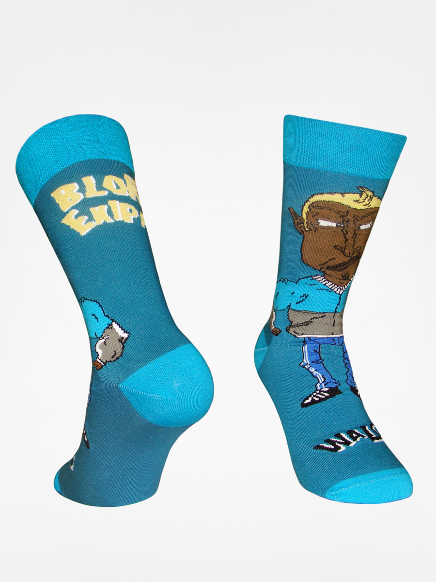 Ponožky Cup Of Sox Blok Ekipa 1C (blue/walo)