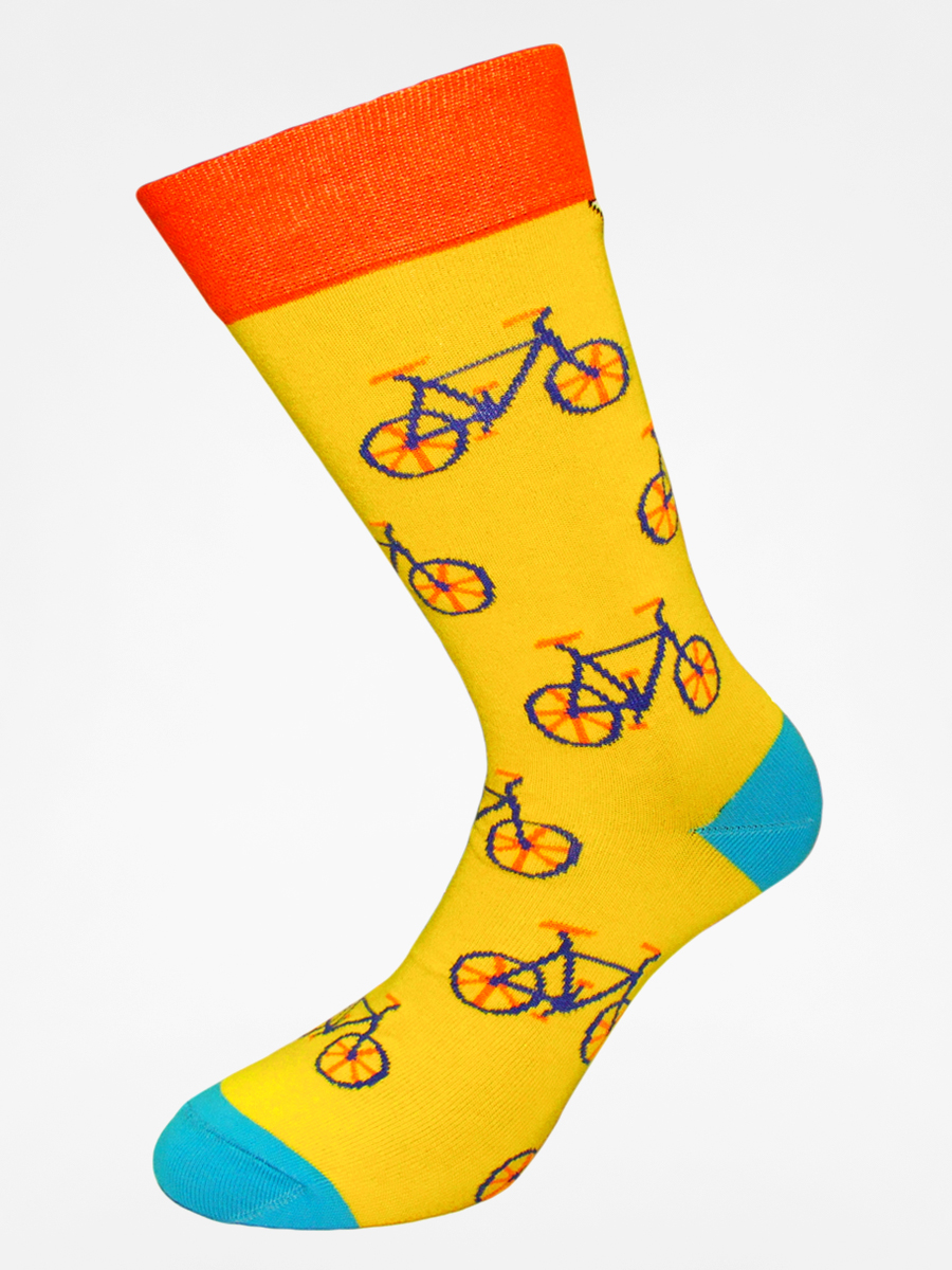 Ponožky Cup Of Sox Frymuśne Ścichapęki A (yellow/bicycle)