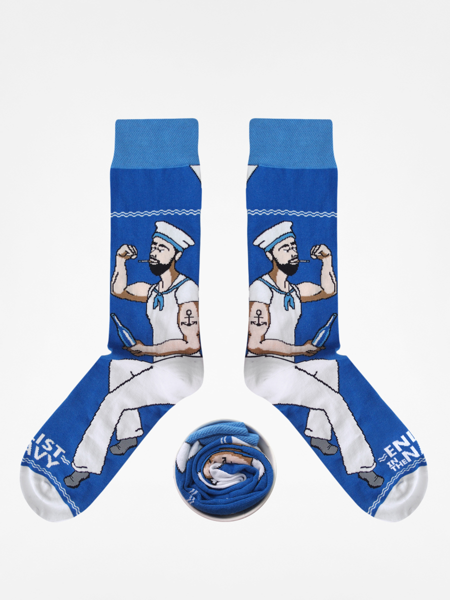 Ponožky Cup Of Sox Get A War Job B (blue)