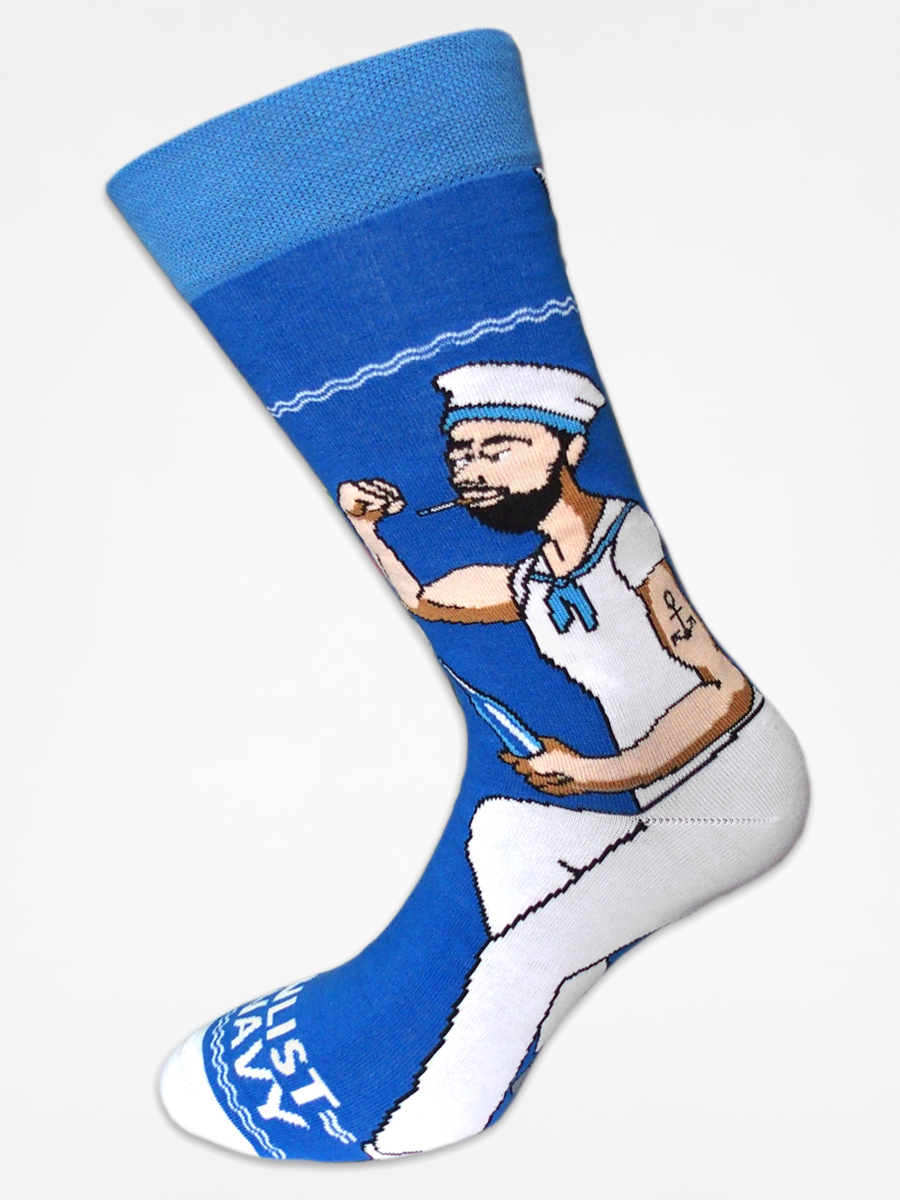 Ponožky Cup Of Sox Get A War Job B (blue)