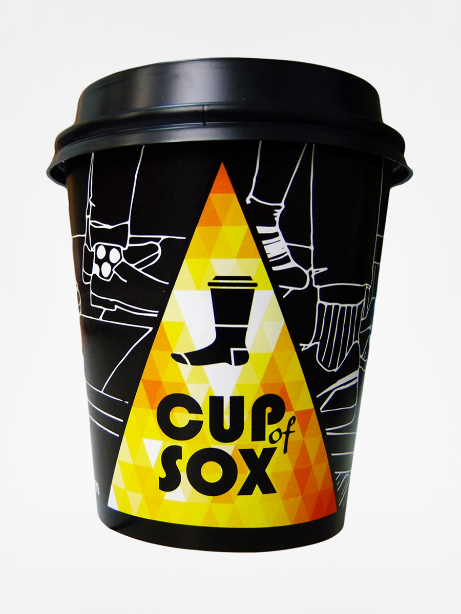 Ponožky Cup Of Sox I Cant Sleep Alone B (black/dog)