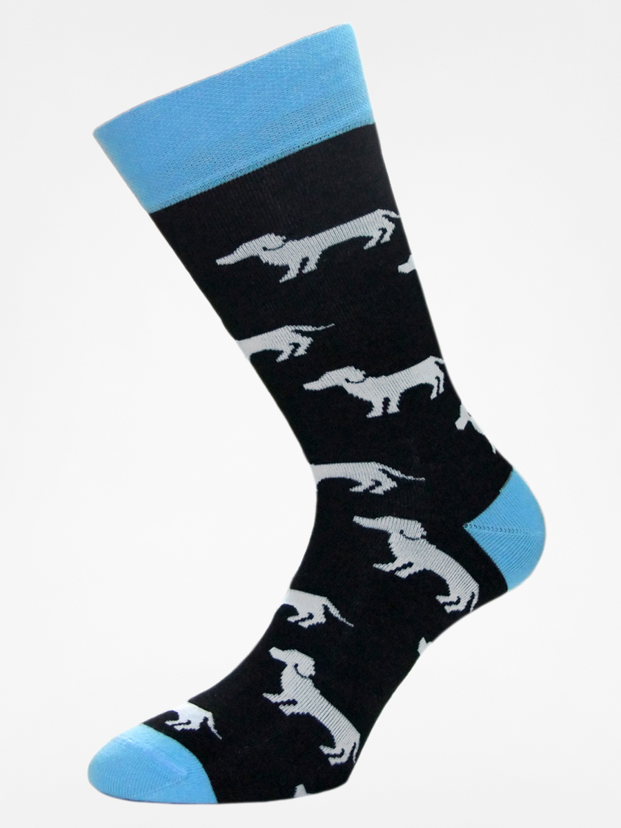 Ponožky Cup Of Sox I Cant Sleep Alone B (black/dog)