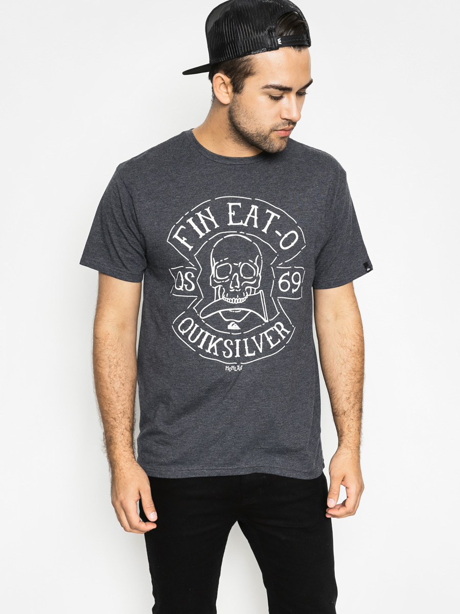 Tričko Quiksilver Heather Teefineo (charcoal)