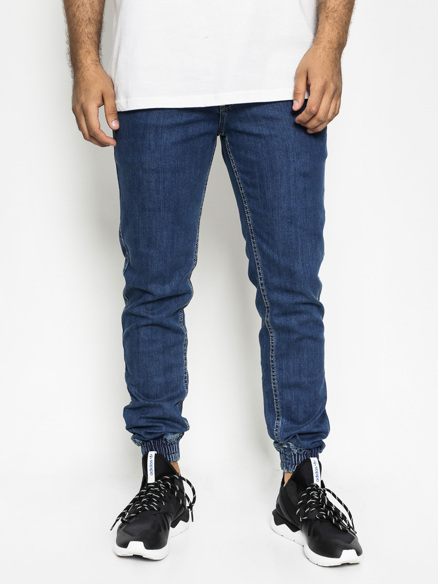 Kalhoty Tabasko Script (jeans blue)