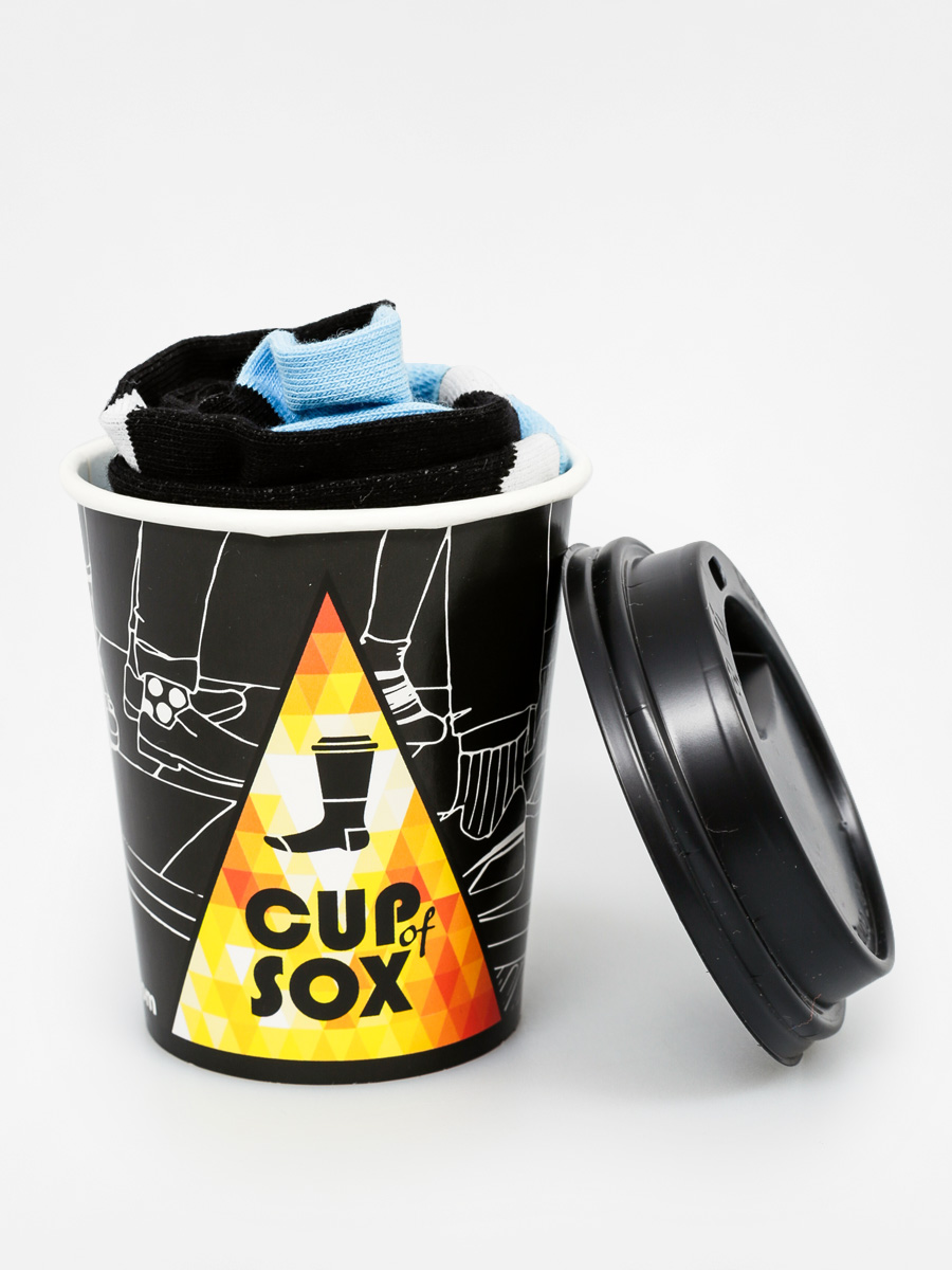 Ponožky Cup Of Sox I Cant Sleep Alone B (black/dog)