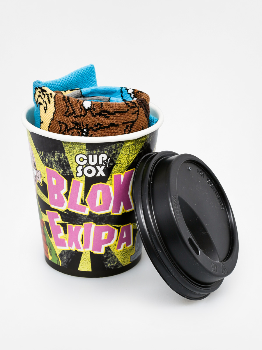 Ponožky Cup Of Sox Blok Ekipa 1C (blue/walo)