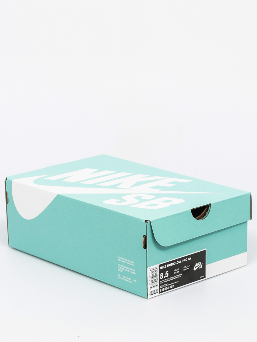 Boty Nike SB Dunk Low Pro IW (black/black gum light brown)