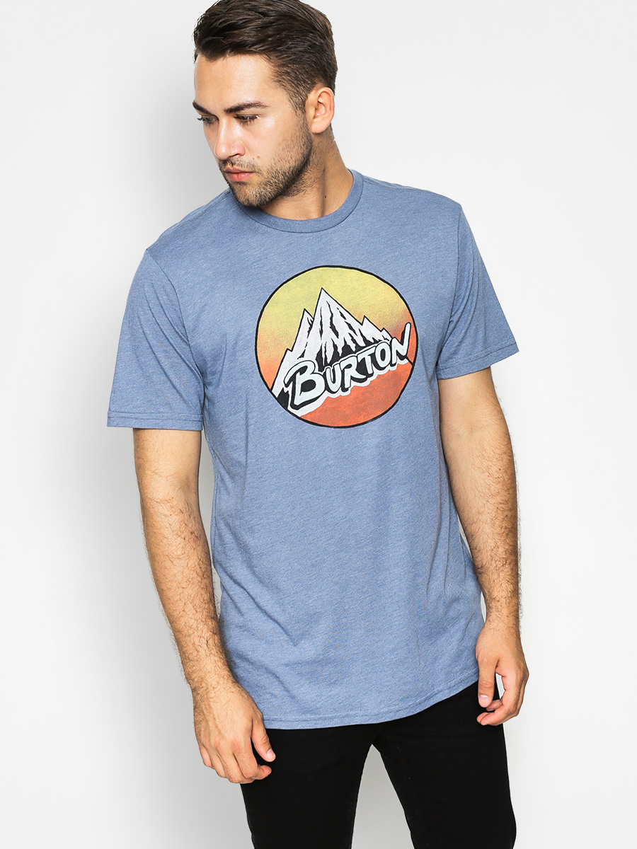 Tričko Burton Rtro Mtn (blue mirage heather)