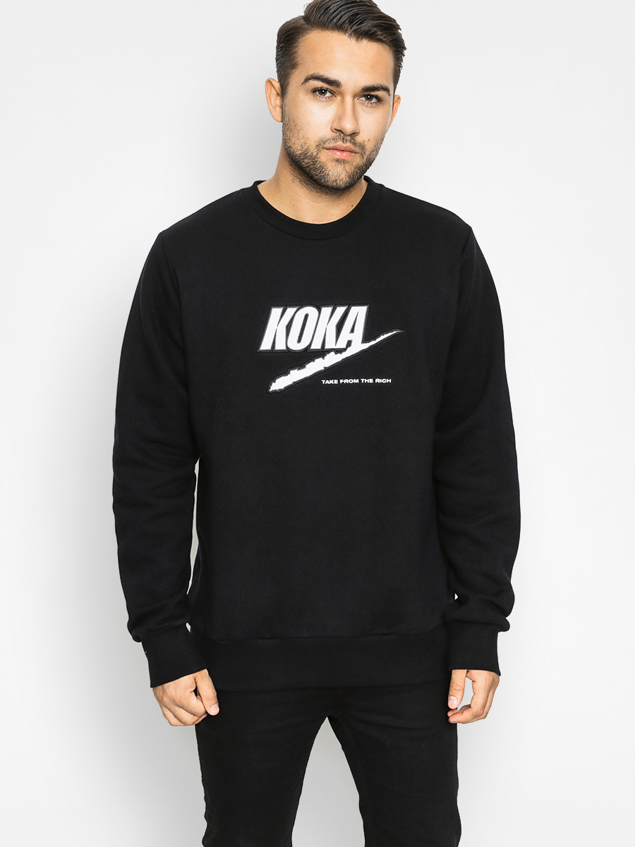 Mikina Koka Fake Tftr (black/white)