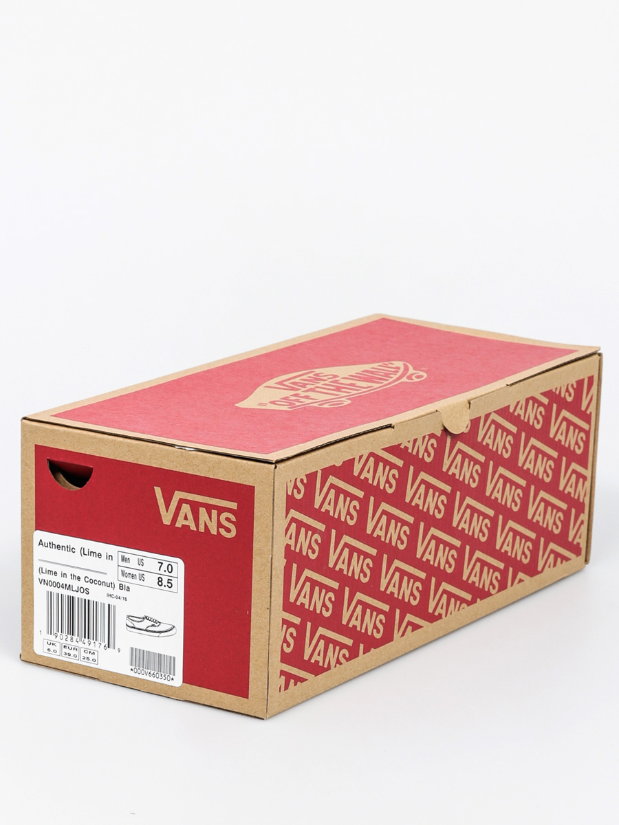 Boty Vans Authentic (lime in the coconut bla)