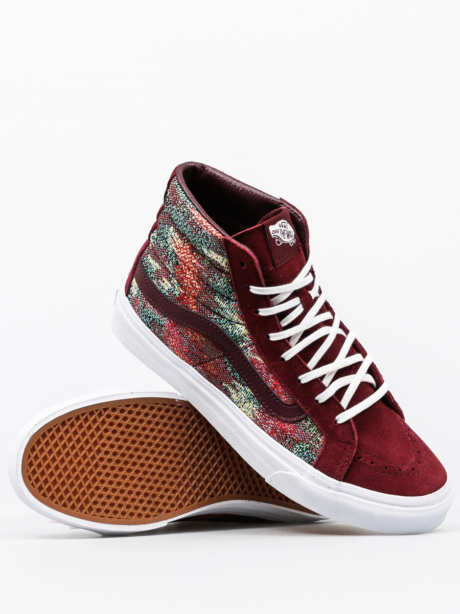 Boty Vans Sk8 Hi Slim (italina weave/port royal)